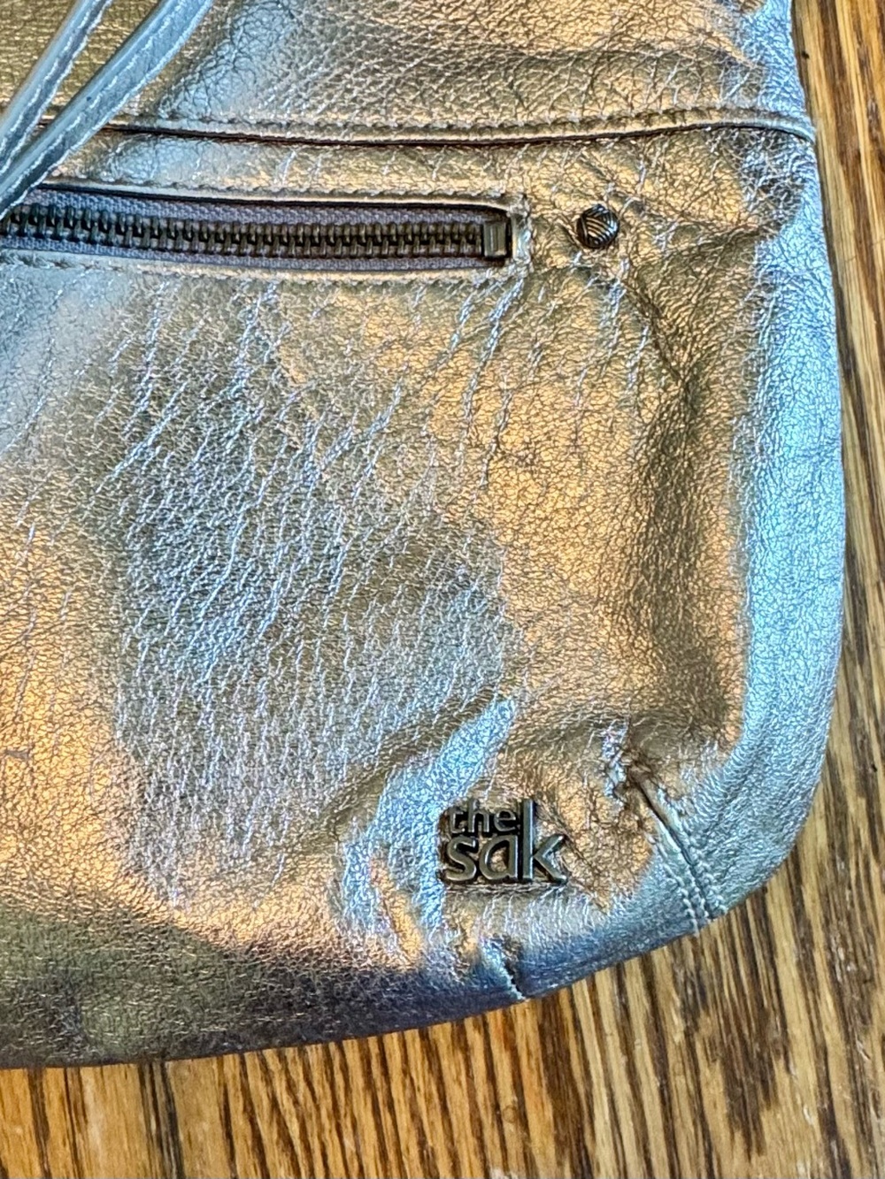 The Sak Metallic Gold Crossbody
Shoulder Purse Handbag